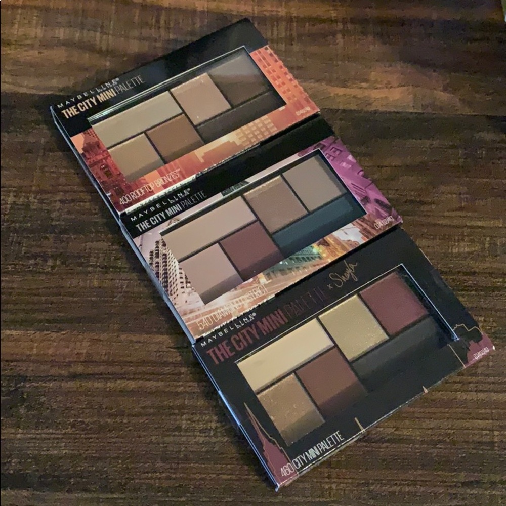 Brand New! Set of 3 Maybelline Palettes
